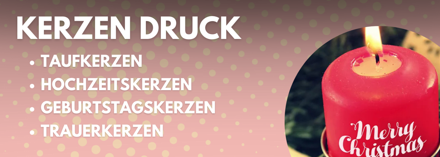 Kerzen Bedrucken